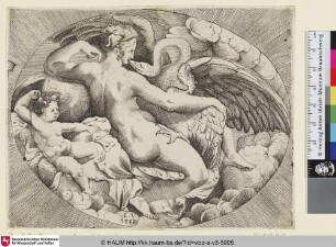 [Les amours de Léda et de Jupiter changé en cigne; Leda and the Swan; Leda und der Schwan]