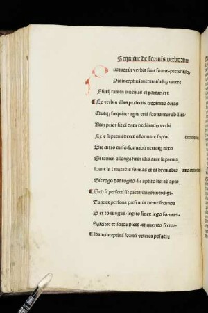 Sequitur de formis verborum