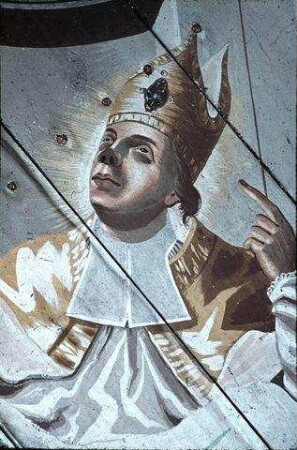 Heilige Dreifaltigkeit, Teufelssturz, Propheten und Heilige in Scheinarchitektur