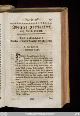 Zwölftes Jahrhundert nach Christi Geburt.