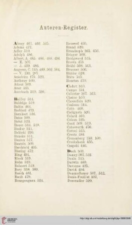 Autorenregister