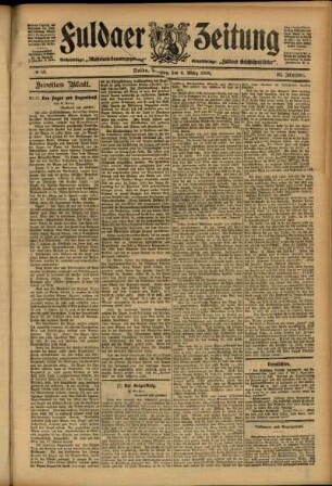 Zweite Ausgabe vom Dienstag, den 06. März 1906.