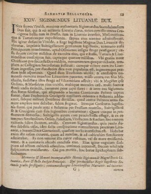 XXIV. Sigismundus Litvaniae Dux
