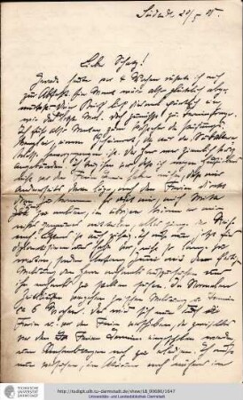 Brief vom 20.05.1908
