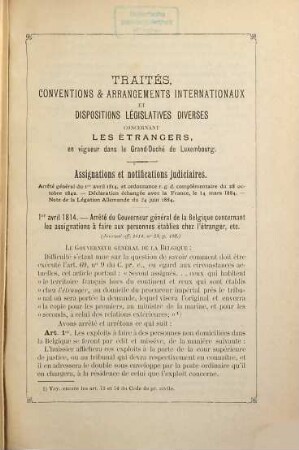 Le grand-duché de Luxembourg dans ses relations internationales