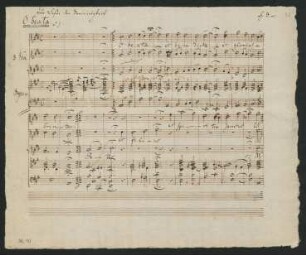 O beata et benedicta; Coro femminile, org; A-Dur; MWV B 22