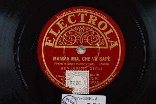 Mamma mia, che vo sape : (Wenn es meine Mutter wüßte) / (Nutile)