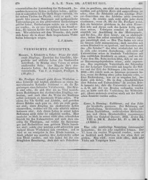 Querner, G.: Goldkörner, auf dem Felde der Geschichte gewonnen. Bd. 1-2. Greiz: Henning 1832