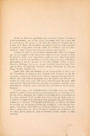 Essai sur l'orogénie de la terre