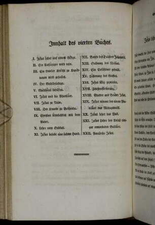 Innhalt des vierten Bûches.