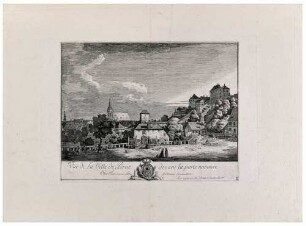 Pirna von der Südseite mit dem Obertor