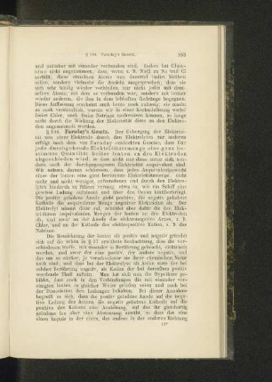 § 100. Faraday's Gesetz.