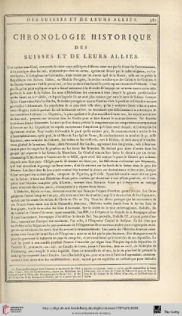 Chronologie historique des Suisses et de leurs alliés