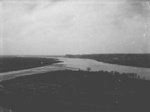 Der Missouri River : Blick von den Kliffs bei St. Albans auf den Missouri River