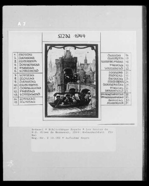 Les heures de N. D. dites de Hennessy, Kalenderblatt für Mai