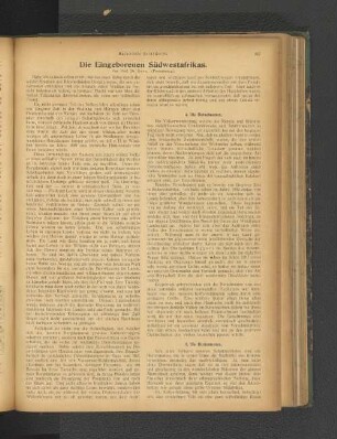 Die Eingeborenen Südwestafrikas.