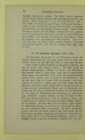 28. Die französische Revolution (1789-1799)