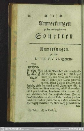 Anmerkungen zu den vorhergehenden Sonetten