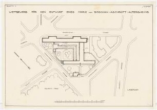 Aschrott-Altersheim, Kassel: Lageplan