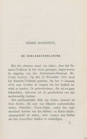 Derde hoofdstuk. De oorlogsverklaring