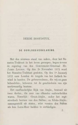 Derde hoofdstuk. De oorlogsverklaring