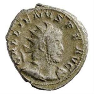 Münze, Antoninian, 258 - 259 n. Chr.
