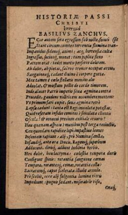 Historiae Passi Christi