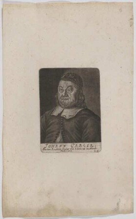 Bildnis des Johann Gabler