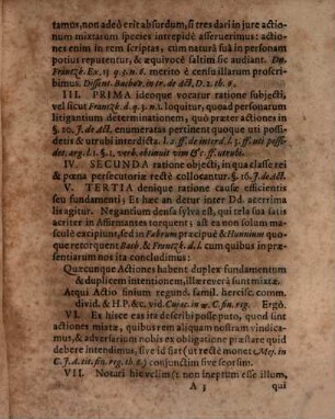 Brevis Commentatio Ad §. Quaedam actiones. 20. Inst. de Action. Sive, Disputatio Inauguralis Juridica De Actionibus Mixtis Prima