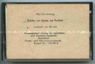 Audiokassette zum Dia-Ton-Vortrag "Brüder, zur Sonne, zur Freiheit"