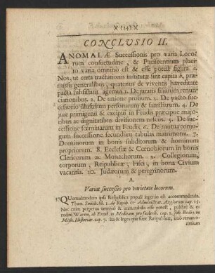 Conclusio II