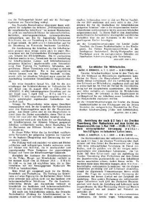 Lehrbücher für Mittelschulen : [Amtliche Erlasse] ; [Amtlicher Teil]