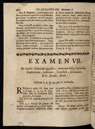 462-499, Examen VII