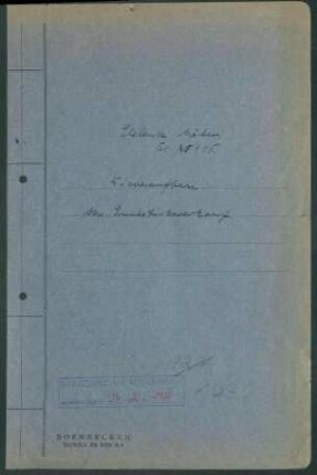 Heinrich Mäder, Metzgermeister, Inhaber einer Metzgerei und Imbissstube, Mannheim, Q 2, 21-23 - Wiederaufbau bzw. Grundstücksverkauf