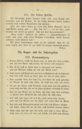 Die Tages- und die Jahreszeiten