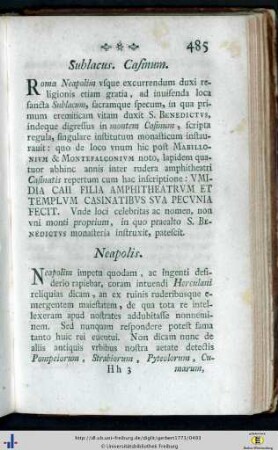 Neapolis - Florentia - Parisii.