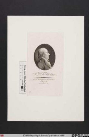 Bildnis Jean Paul (eig. Johann Paul Friedrich Richter)