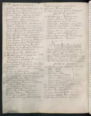 Sommerhalbjahr 1652. Rektorat Johann Friedrich Herzog von Württemberg (Prorektor: Joachim Wibel)
