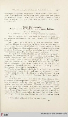 16: Ueber Stereoskopie, Arbeiten und Fortschritte auf diesem Gebiete