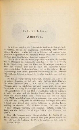 Vorlesungen über elementare Biologie