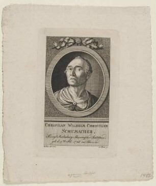 Bildnis des Christian Wilhelm Christlieb Schumacher