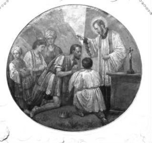 Szene aus dem Leben des heiligen Franz Xaver