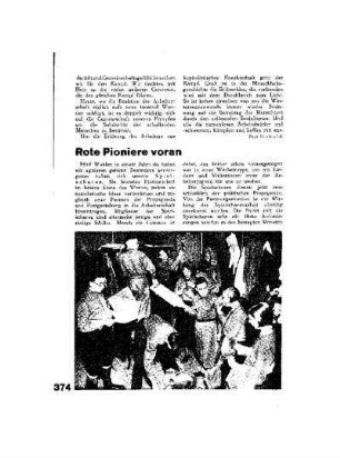 Rote Pioniere voran
