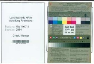 Entnazifizierung Werner Graef , geb. 11.11.1906 (Postschaffner)