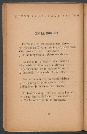 En la sombra