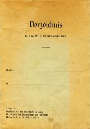 ARBEITSZEIT-ORDNUNG