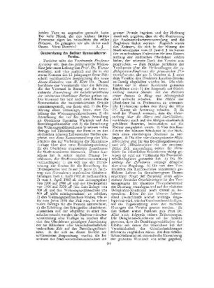 Oktobersitzung des Berliner Gymnasiallehrer-Vereins
