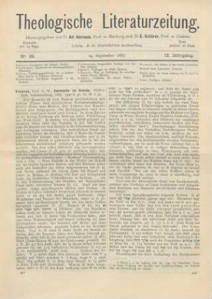 441-443 [Rezension] Gossrau, G. W., Commentar zu Genesis