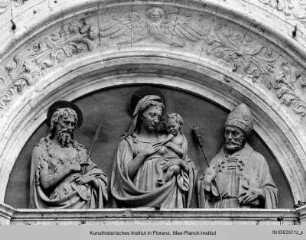 Madonna mit den Heiligen Johannes dem Täufer und Augustinus