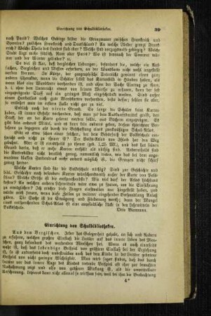 Einrichtung von Schulbibliotheken